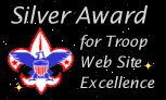 Silver Award for Troop Web Site Excellence