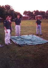 Venturing Crew 369's Leaders Learn to set up Tents